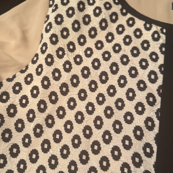 THML Cream and Black Patterned Blouse - Picture 3 of 3